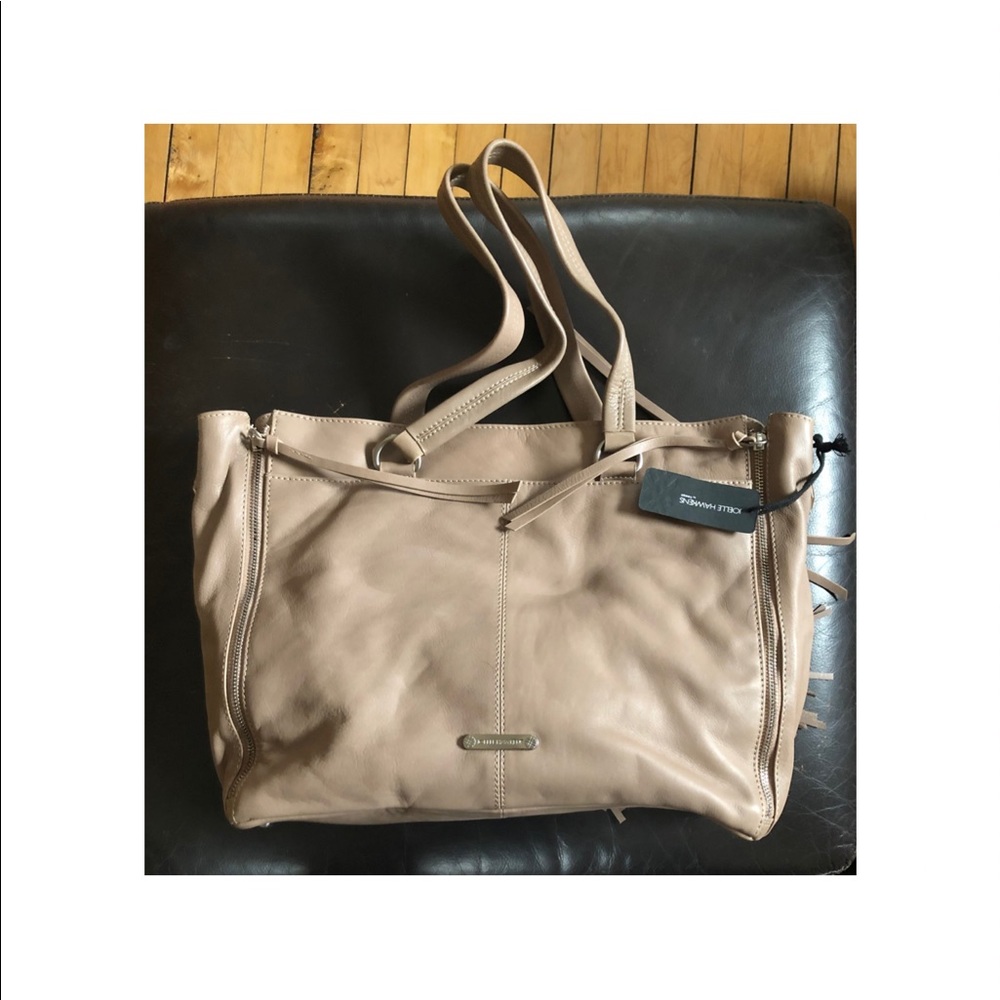 JOELLE HAWKENS by treesje leather shoulder bag